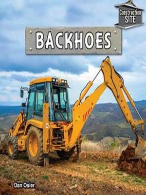 cover image of Backhoes
